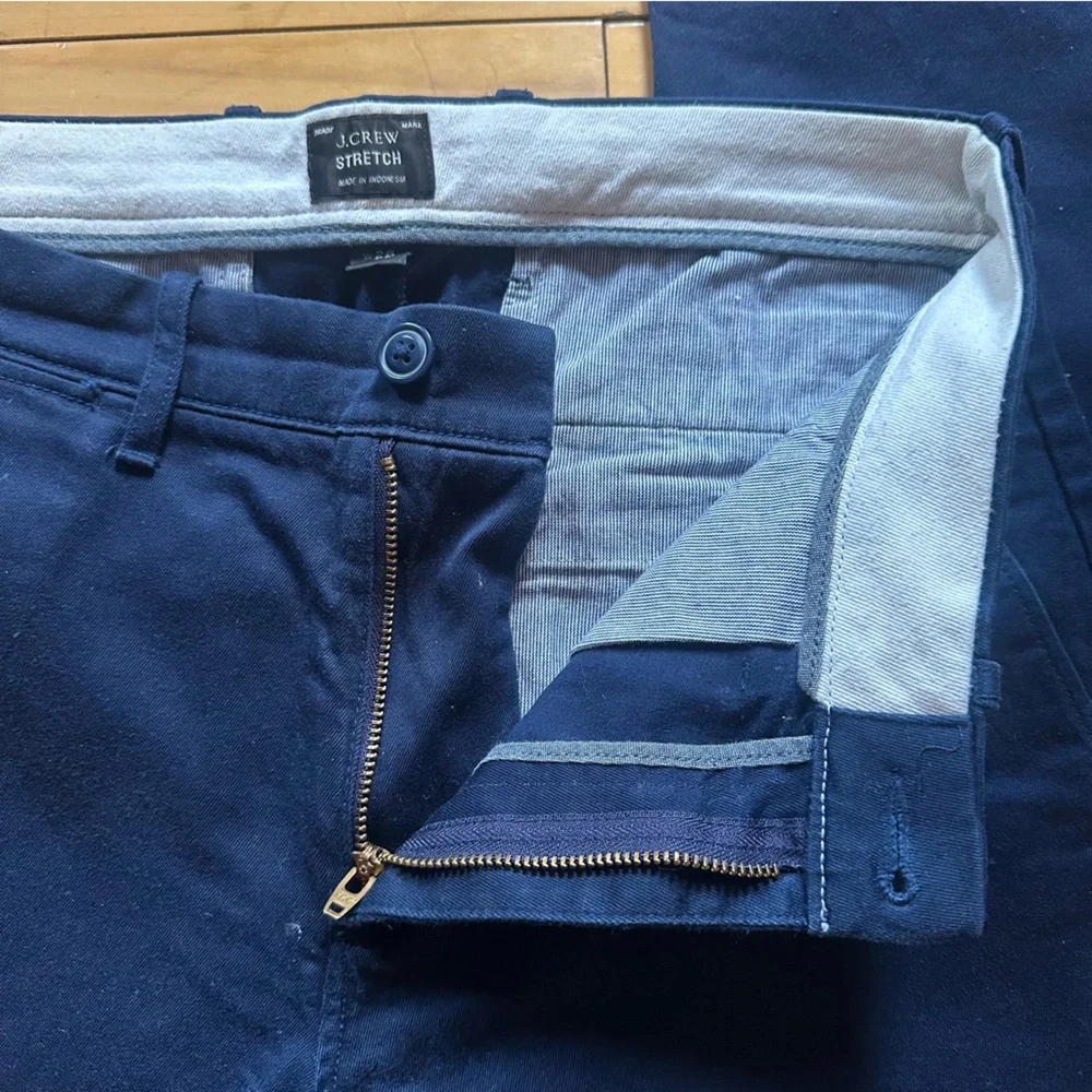 💜 J. Crew Navy Stretch 484 Slim Fit Chino Pant (W28 L32)